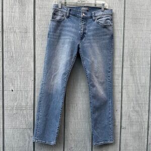 ❌SOLD❌ASH & ERIE Mens Light Wash Straight Leg Denim Slim Jeans Size 31x28 Casual